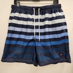 Paul and Shark striped swim/beach shorts